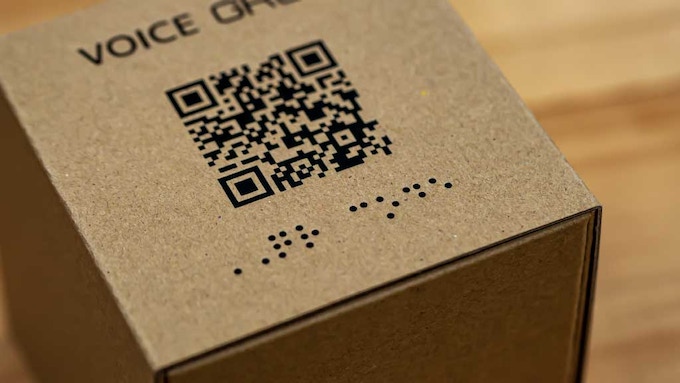 Close-up picture of the package